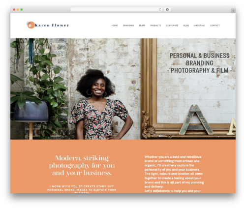 Flo flex builder WordPress plugin - karenflowerphotography.com