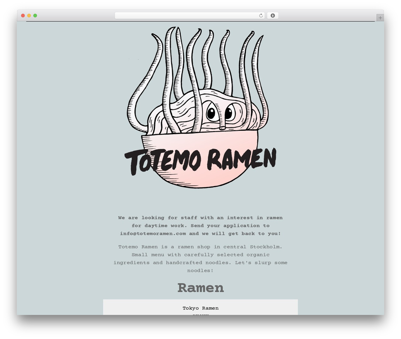 PageLines Framework WordPress ecommerce theme - totemoramen.com PageLines Framework WordPress ecommerce theme - totemoramen.com