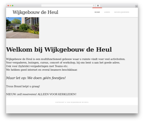 Pro WordPress theme - deheul.info