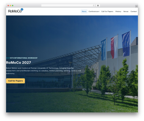RoMoCo Modern WordPress theme - romoco.put.poznan.pl