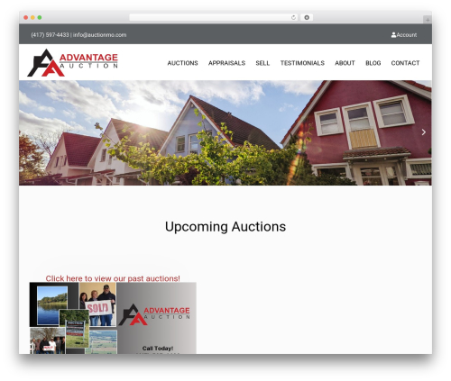 snd WordPress theme - advantageauction.co