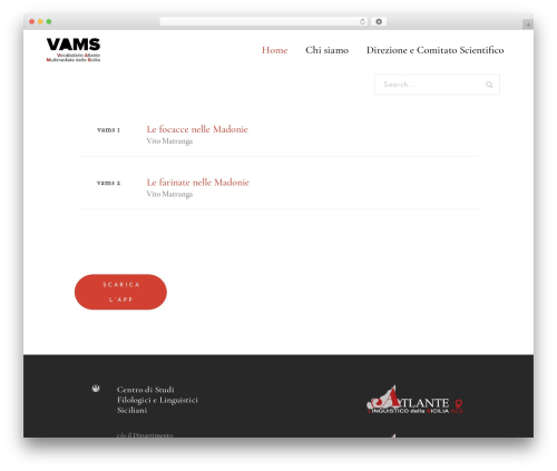 Theme WordPress chapterone - vocabolarioatlantemultimediale.com