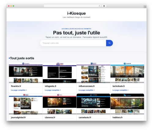 Theme WordPress Maxwell - i-kiosque.fr Theme WordPress Maxwell - i-kiosque.fr