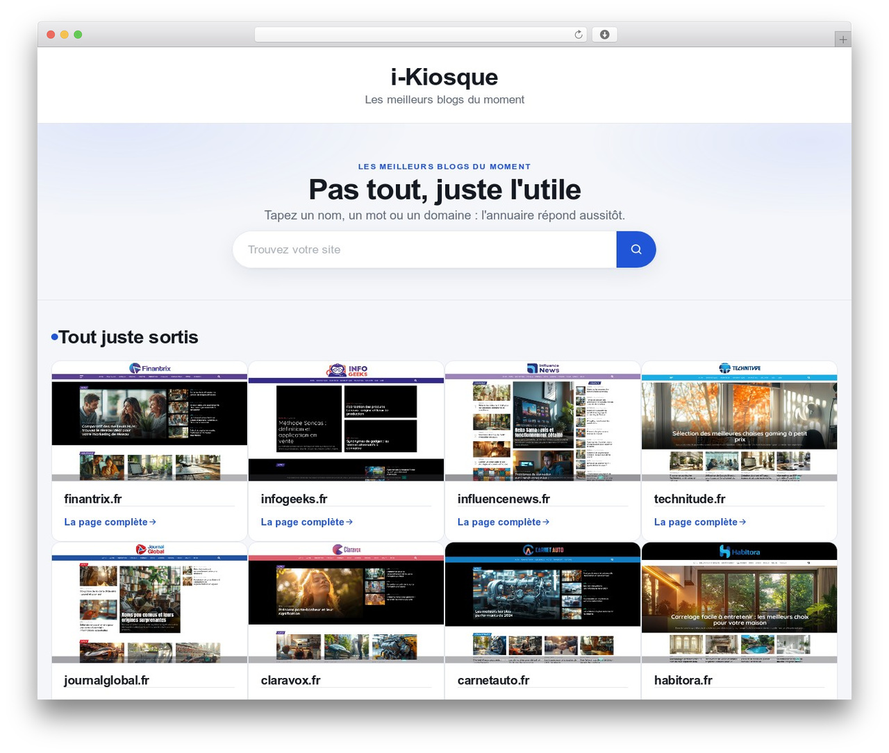 Theme WordPress Maxwell Child New - i-kiosque.fr