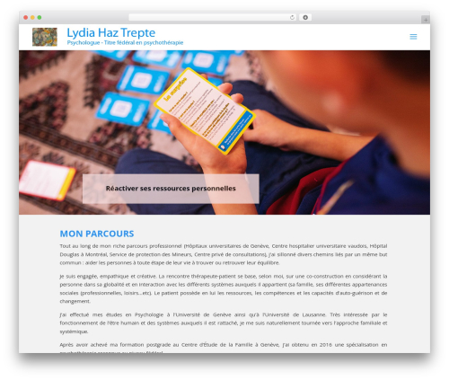 WordPress theme Divi - lydia-psychotherapie.ch