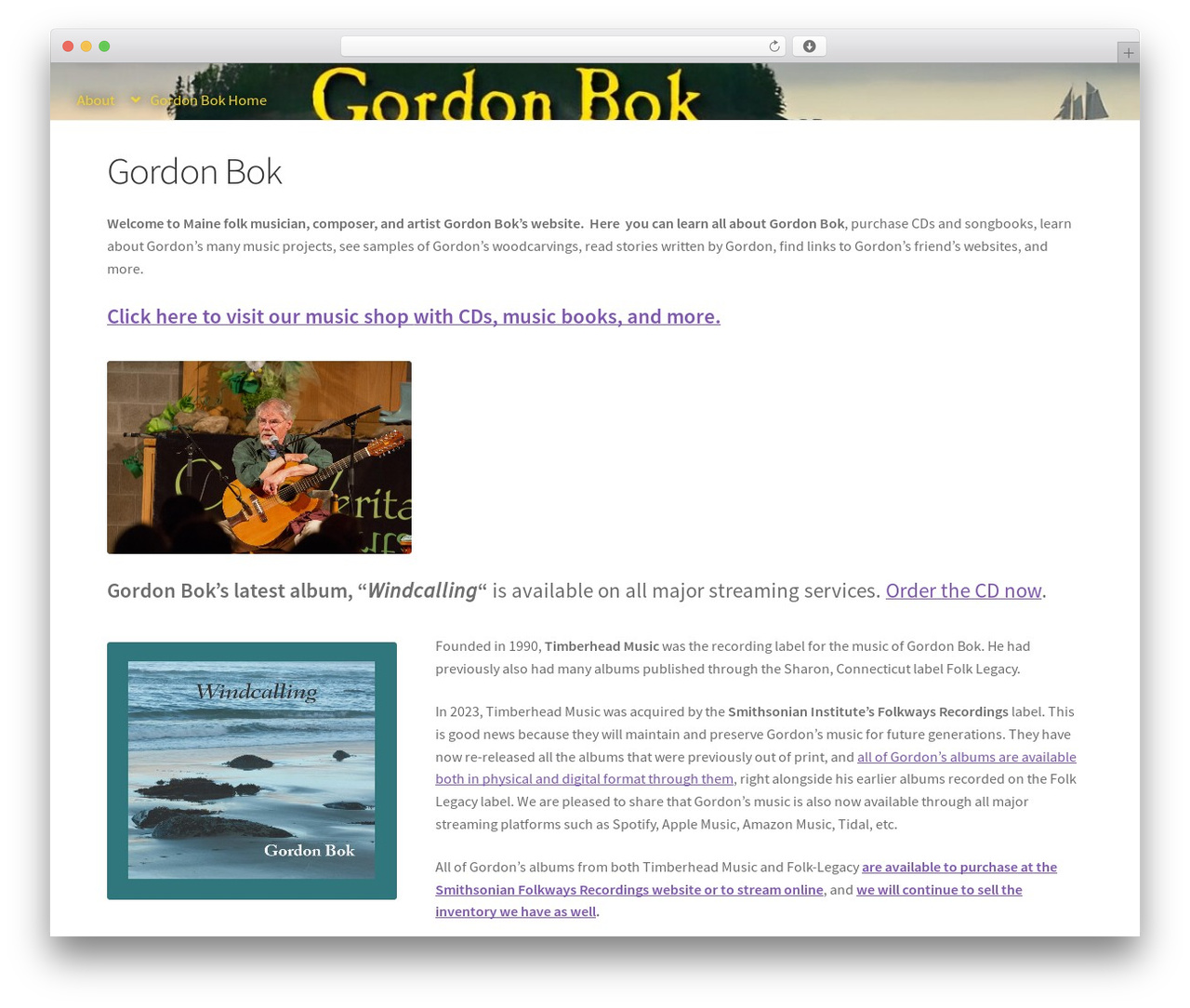 WordPress theme Storefront - gordonbok.com