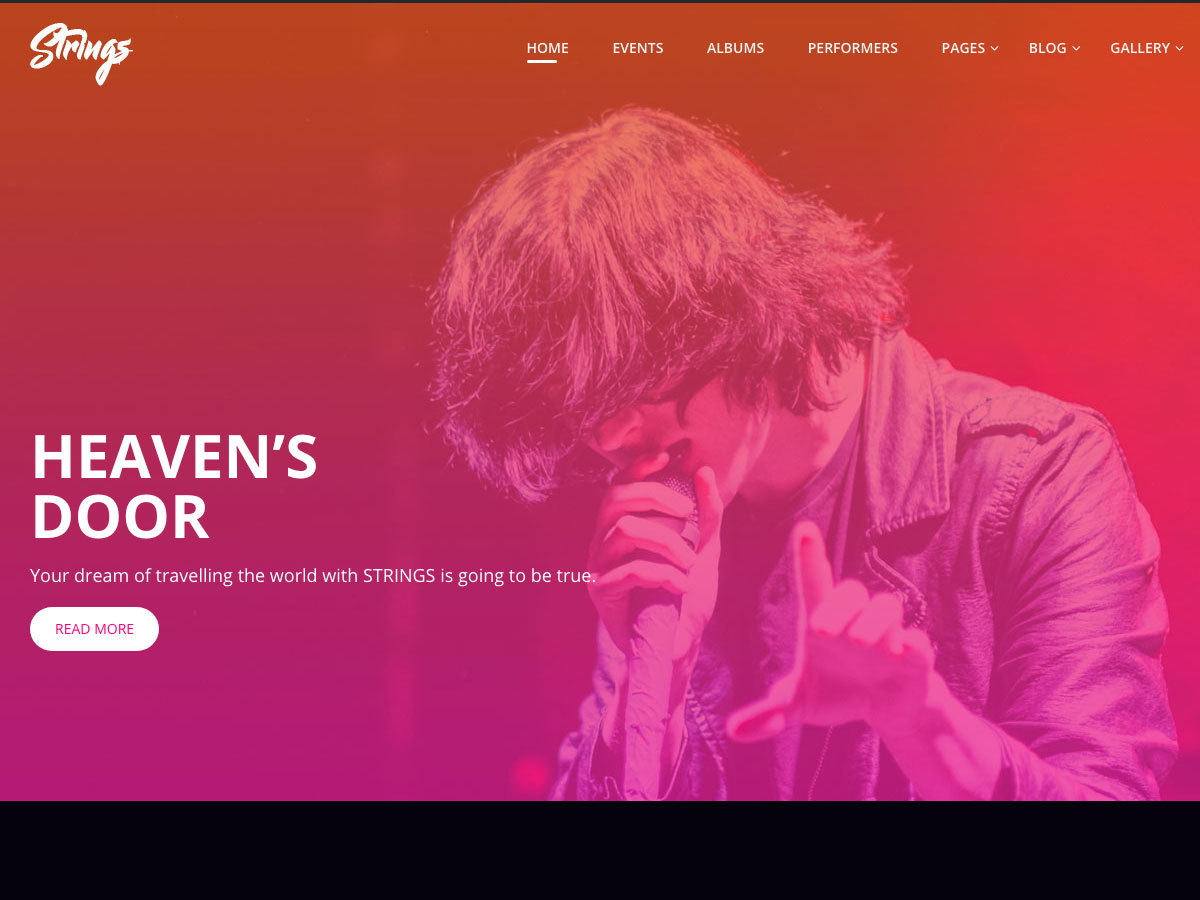 WordPress theme WP Strings Child WordPress theme WP Strings Child