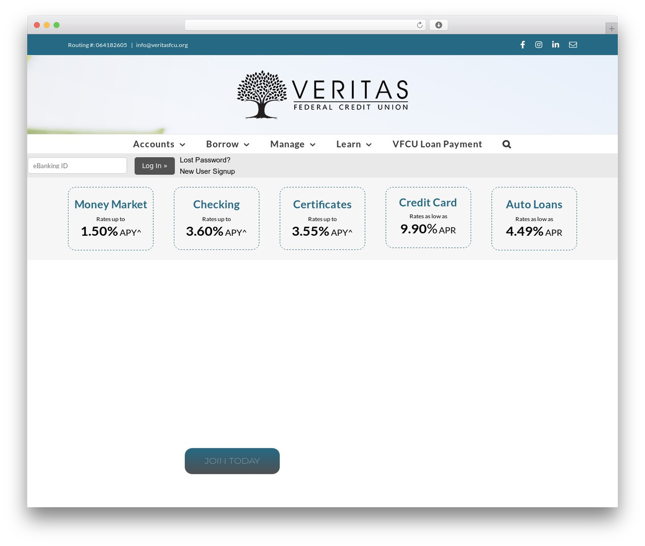 Vertias FCU WordPress theme - veritasfcu.org Vertias FCU WordPress theme - veritasfcu.org