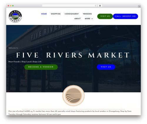 Beaver Builder Theme WordPress theme - fiveriversmarket.com