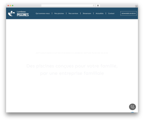 Dc scroll top WordPress plugin - lambescpiscines.com