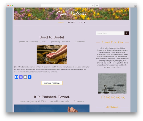 Theme WordPress daisy - godnotions.com