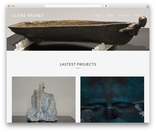 Theme WordPress Mega - clairebrunet.com