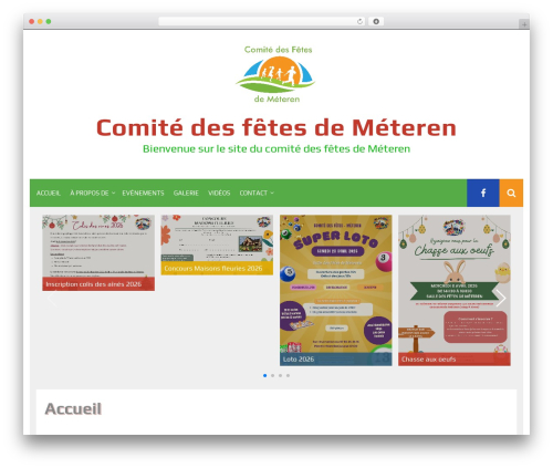 Theme WordPress Synapse - comitefetesmeteren.fr