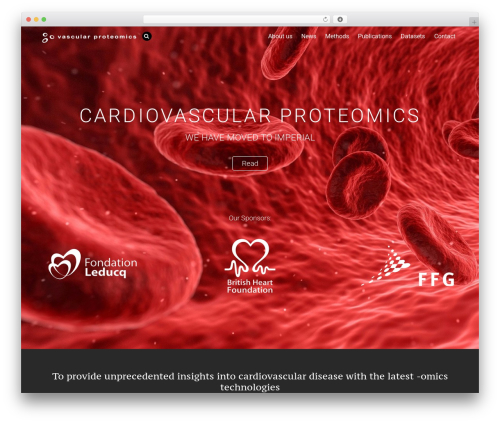 Themify Ultra WordPress website theme - vascular-proteomics.com