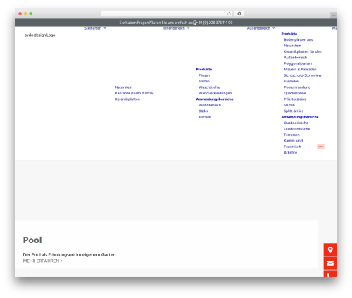 Side menu pro WordPress plugin - avdo-design.de