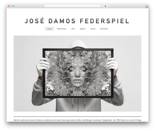 WordPress theme Noto Simple - xn--josfederspiel-dhb.net/de