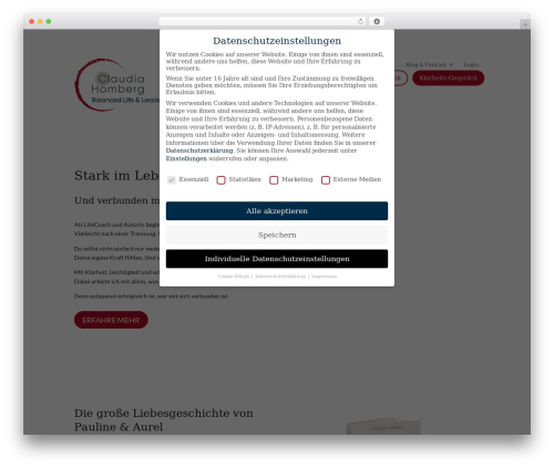 Blog designer pack pro WordPress plugin - claudiahomberg.net