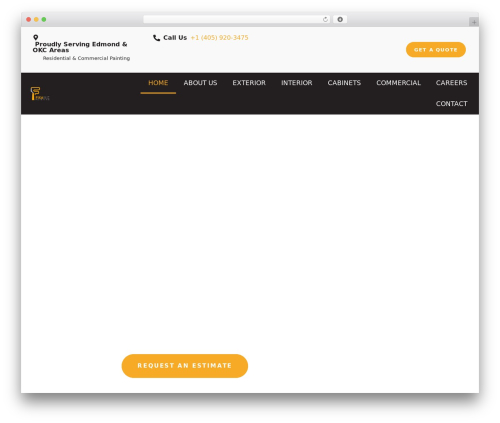 WordPress website theme DevVinci BLM - fixablepainting.com