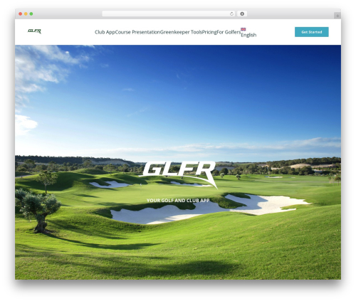 Zephyr WordPress theme - glfr.com