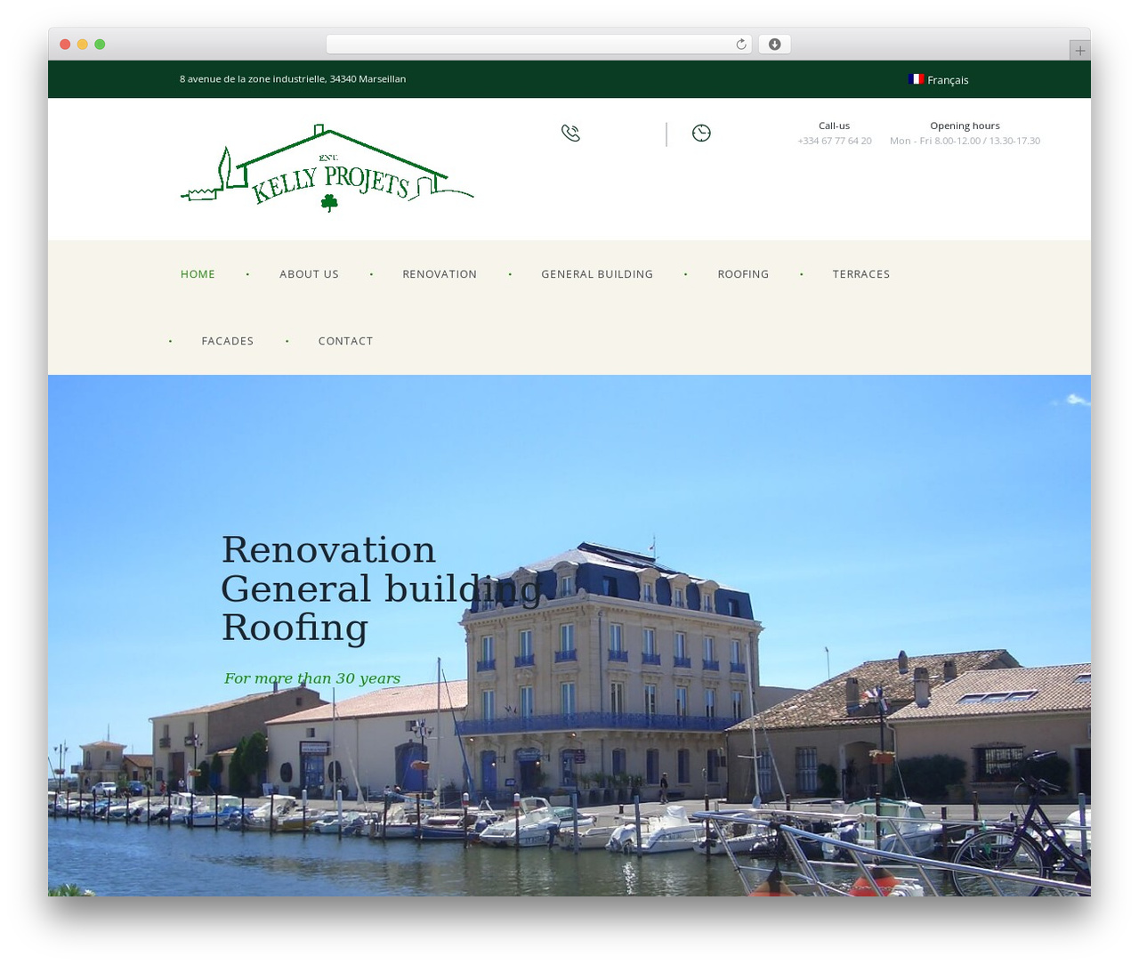 Beacon WordPress theme - kelly-projets.com