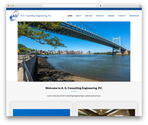 Corpex WordPress theme - agceng.com