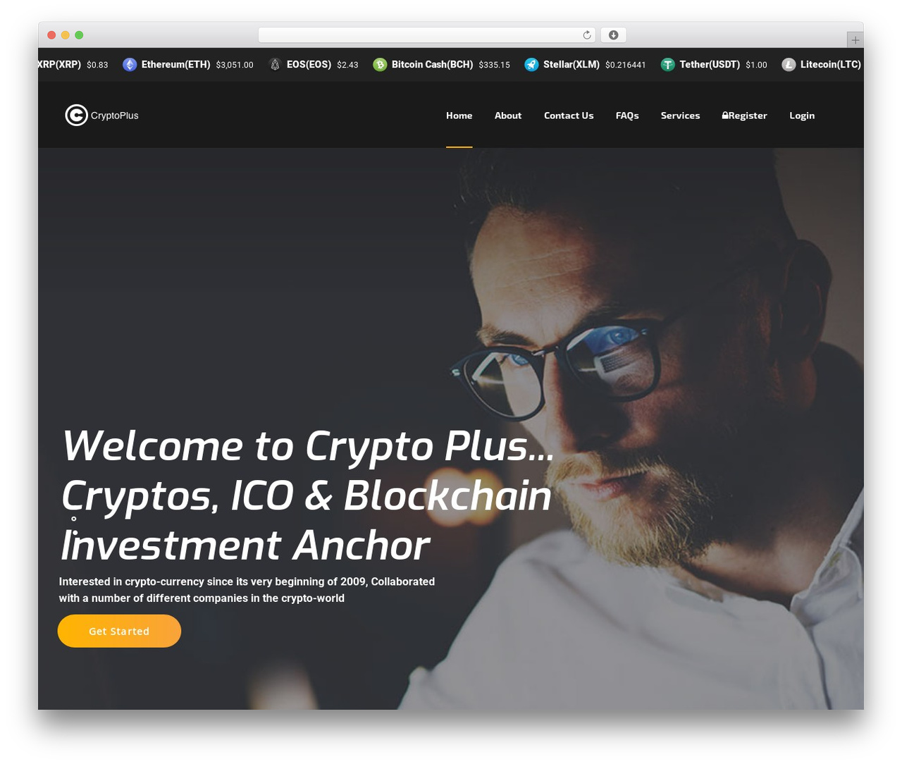 Cryptech WordPress theme - cp-x.com