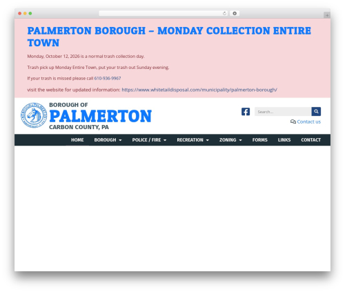 Functional gov wp WordPress plugin - palmertonborough.com
