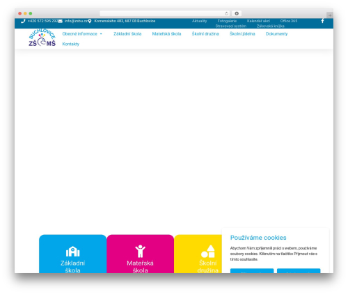Im cookie bar WordPress plugin - zsbu.cz