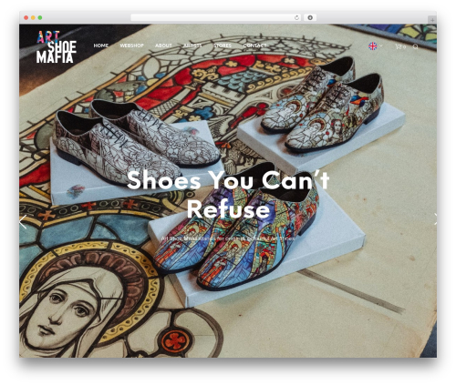 Shopkeeper best WooCommerce theme - artshoemafia.com