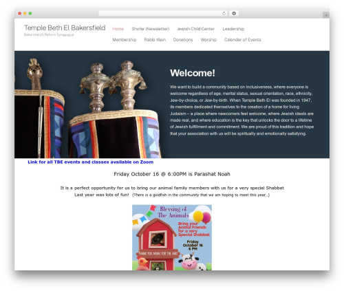 Themify Ultra top WordPress theme - templebethelbakersfield.org