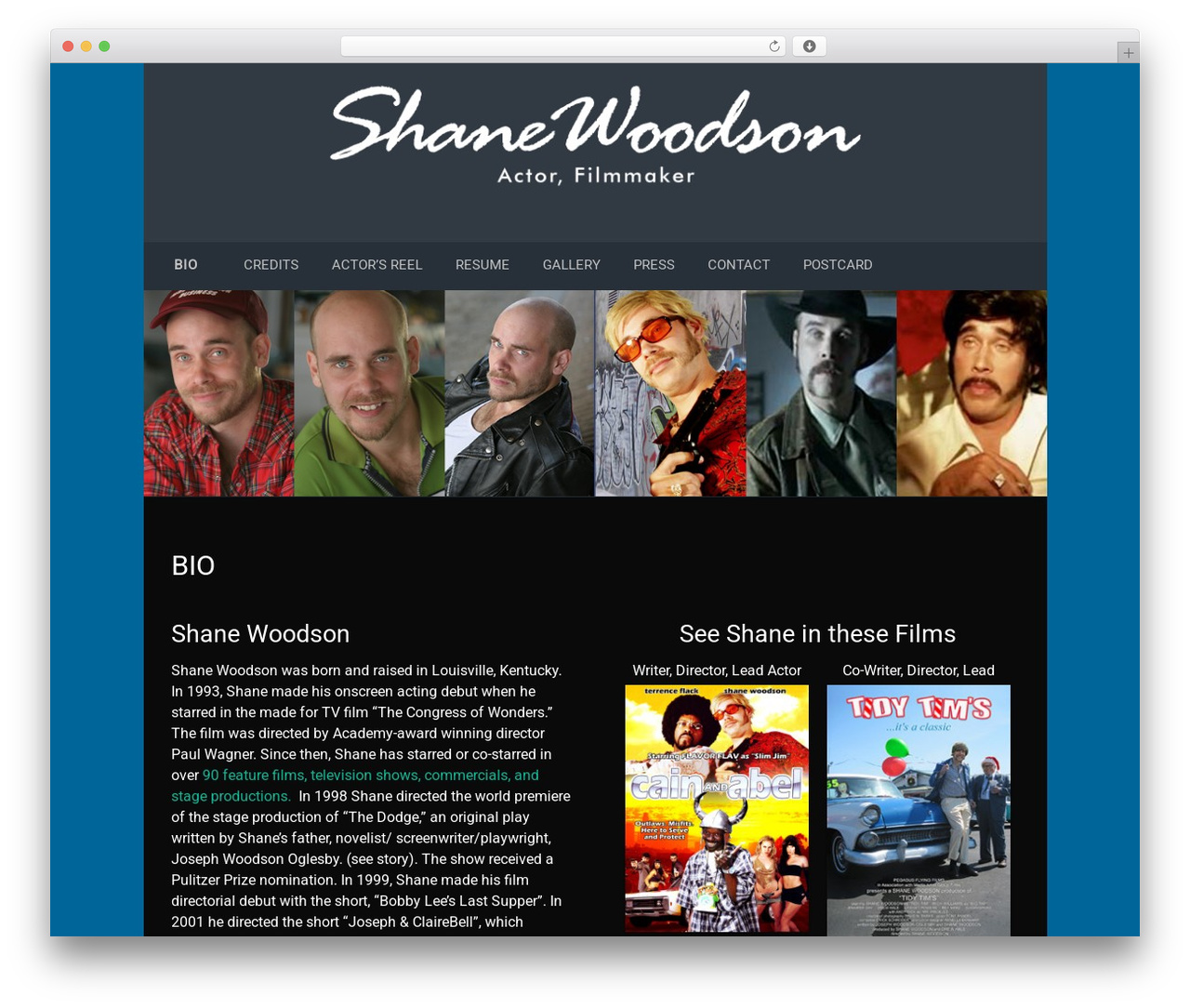 WordPress theme evolve - shanewoodson.com