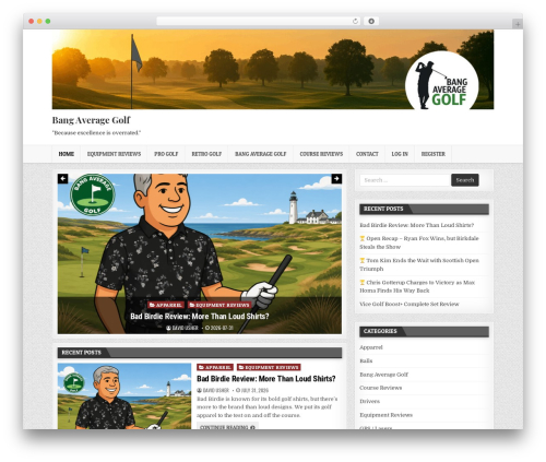 WP theme FlashWP PRO - bangaveragegolf.co.uk