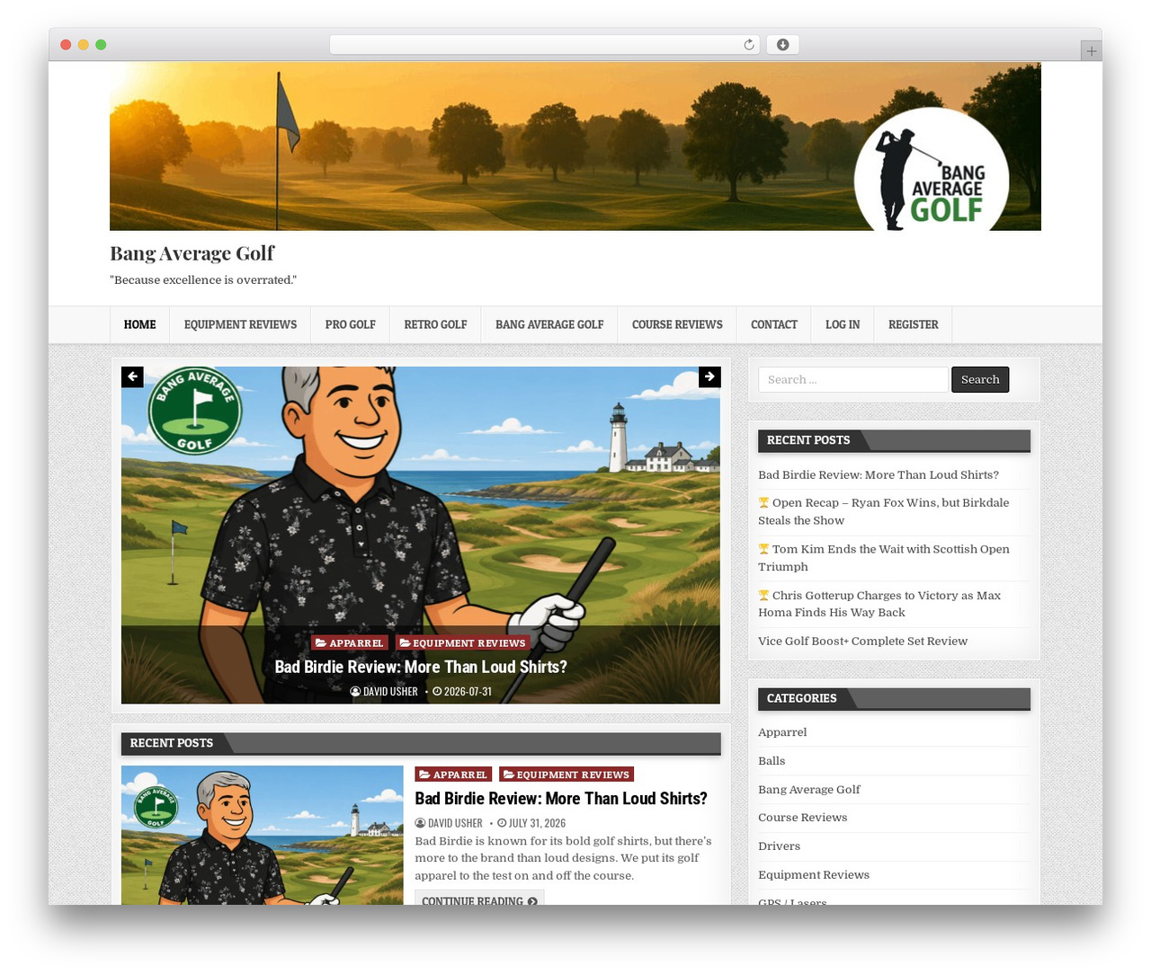 WP theme FlashWP PRO - bangaveragegolf.co.uk