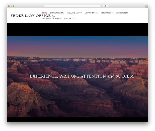Divi WordPress theme - federlawoffice.com