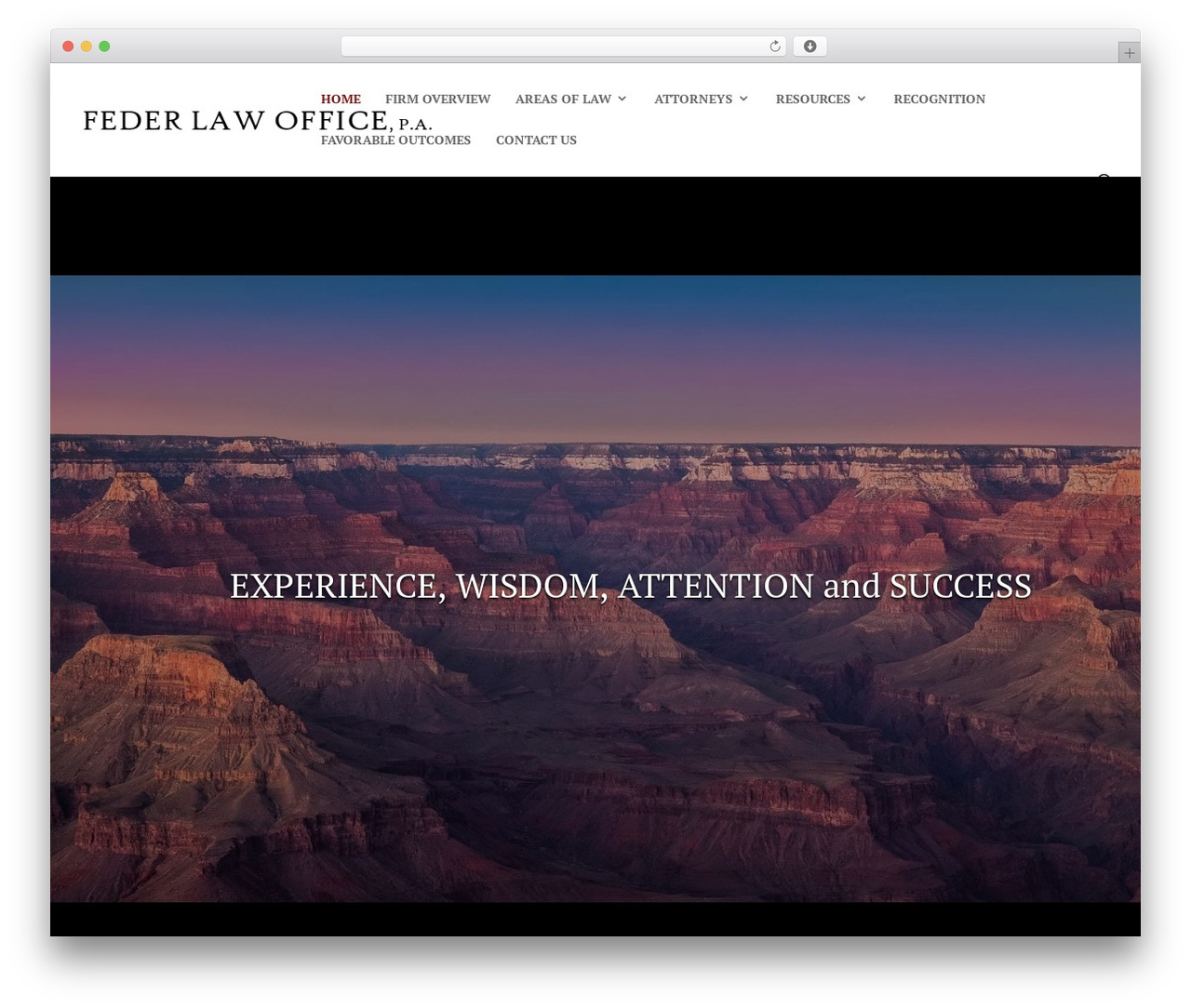Divi WordPress theme - federlawoffice.com