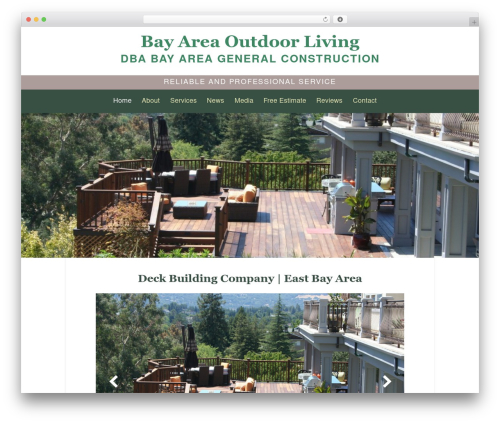 Everett theme WordPress - bayareaoutdoorliving.com