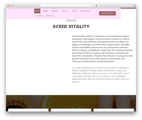 Pro WordPress plugin - xceedvitality.com