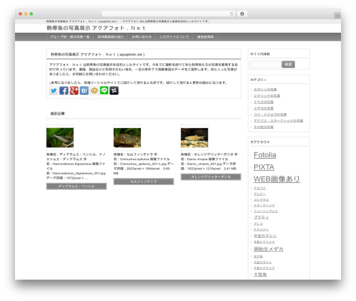 responsive_042 WordPress theme - aquaphoto.net
