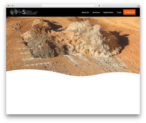 Struqta WordPress theme - seismicsurveys.com