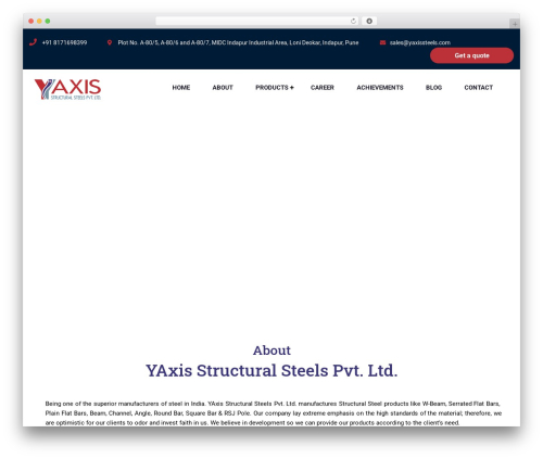 Taeled theme WordPress - yaxissteels.com