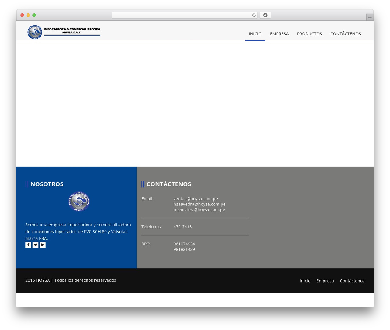 Tema WordPress theme - hoysa.com.pe Tema WordPress theme - hoysa.com.pe