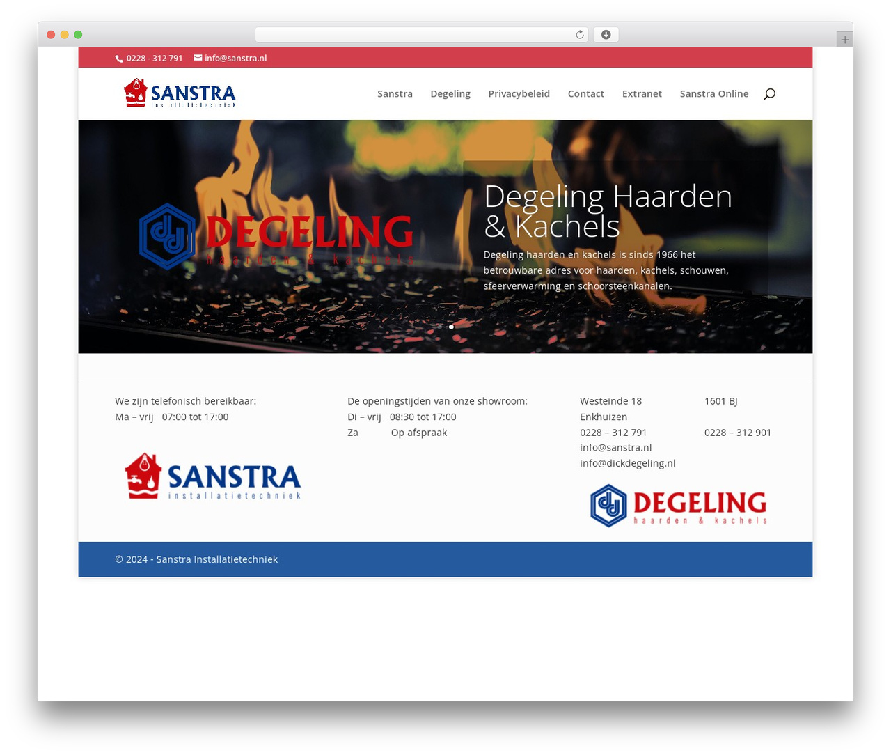 Theme WordPress Divi - sanstra.nl