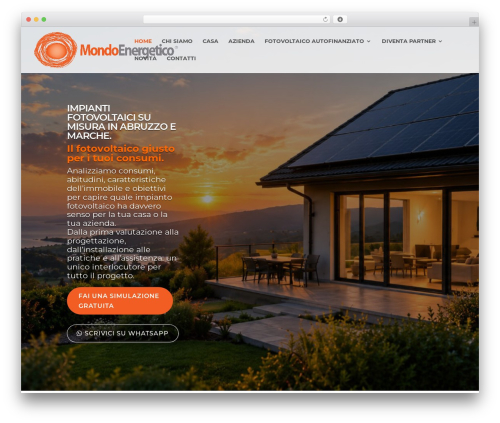 Theme WordPress Divi - mondoenergetico.com