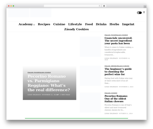 Theme WordPress Generik - italian-cuisine.org