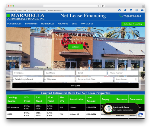 WordPress website theme RealHomes - marabellafinance.com
