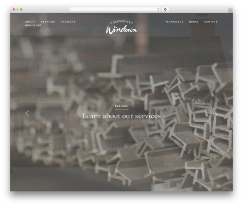 Barebones theme WordPress - holdsworthwindows.co.uk