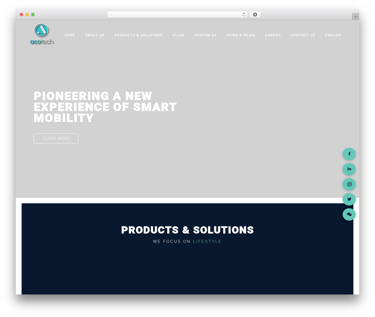 Bridge WordPress theme - acotech.my Bridge WordPress theme - acotech.my