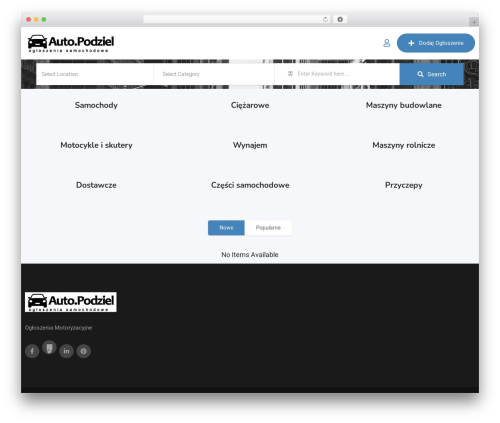 Classified listing pro WordPress plugin - auto.podziel.pl