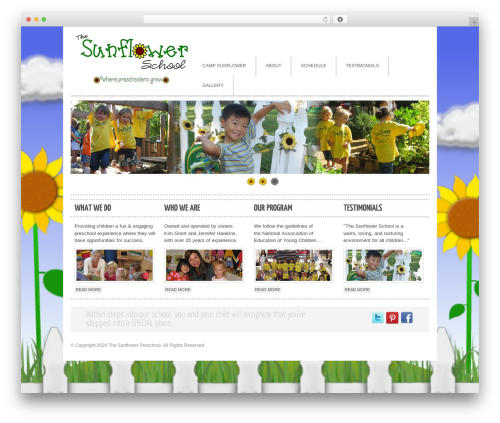 cleancorp WordPress theme - thesunflowerpreschool.com
