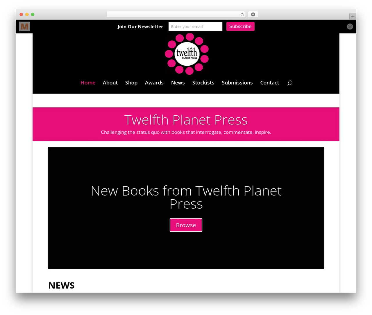 Divi WordPress theme - twelfthplanetpress.com Divi WordPress theme - twelfthplanetpress.com